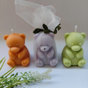 teddy bear candle