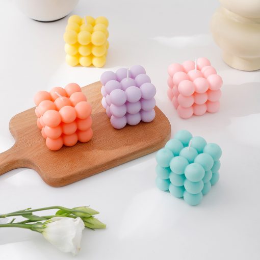 Aromatic Cube Candles – Soy Wax Gift Set, Pack of 6