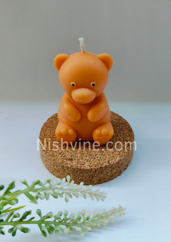 teddy bear candle