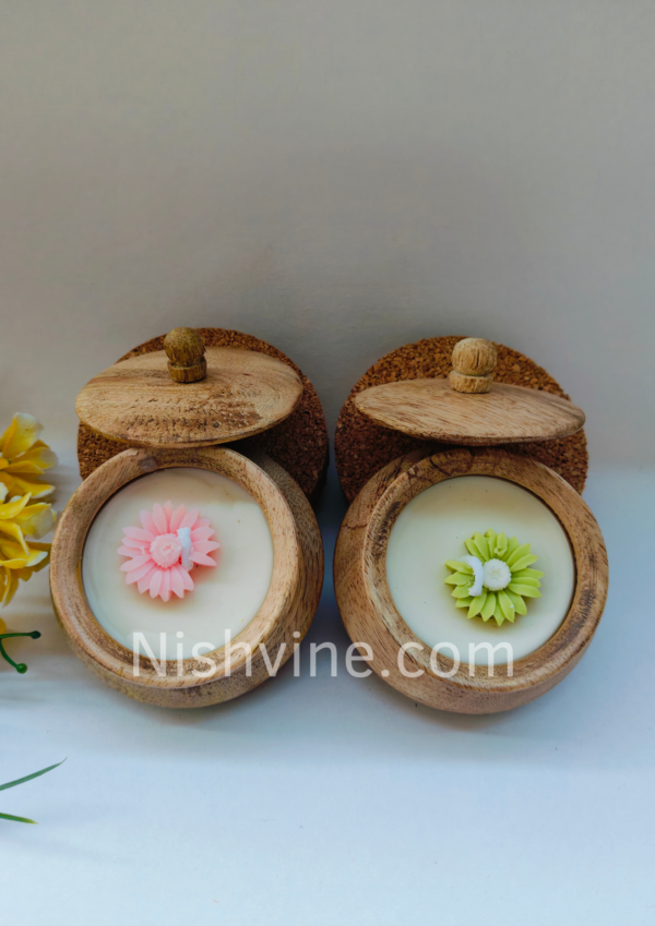 wooden candles