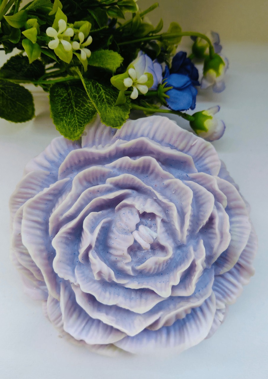 Peony Candle – Big Size Scented Wax for Pooja & Gifting