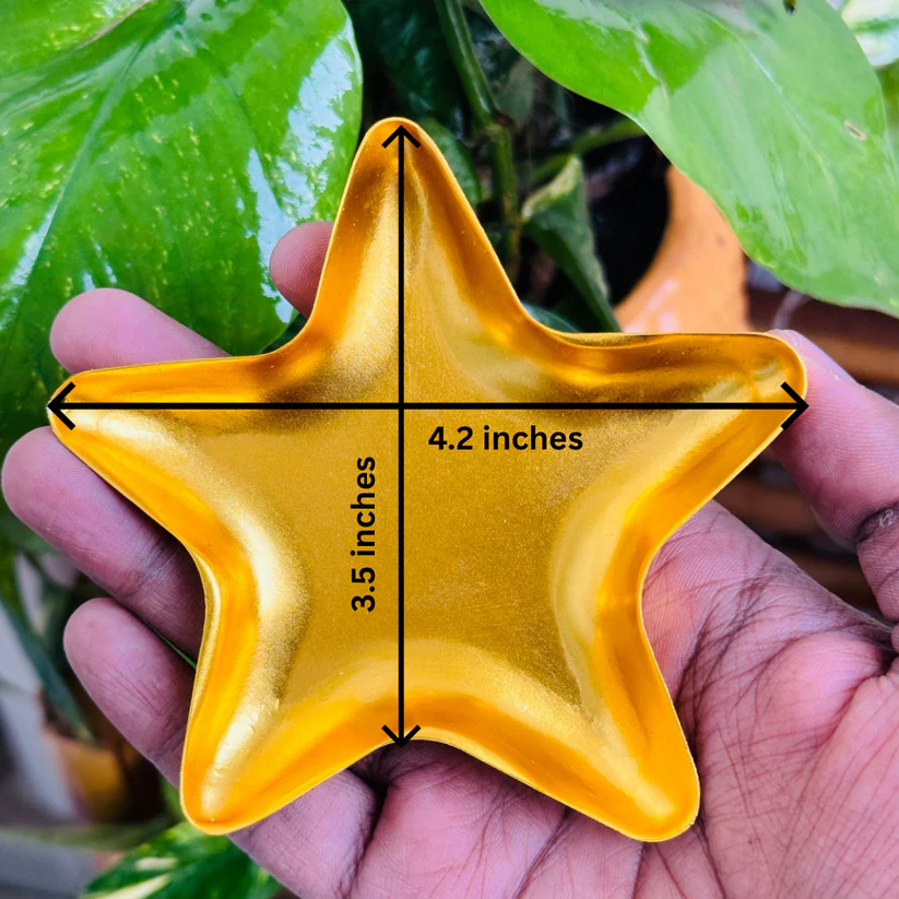 Star Urli – 4 inch Metal Bowl for Christmas Decor & Gifting