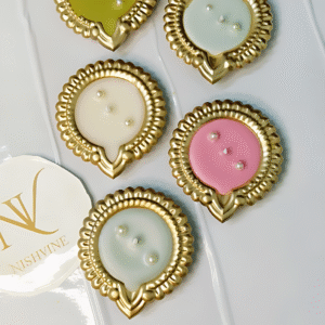 Metal Diya Scented Candle – 5 cm Soy Wax Diyas for Diwali and Puja