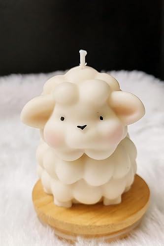 Sheep Shaped Candle Soy Wax Gift – Cute Scented Candle (140g)