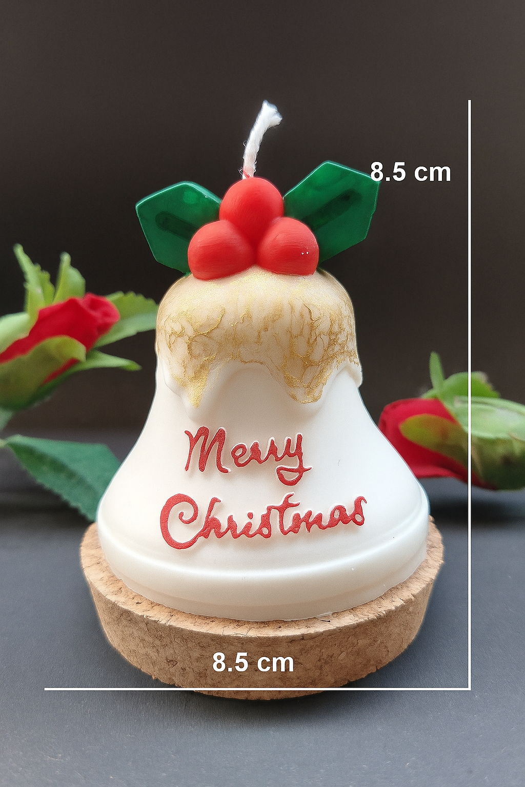 Jingle Bell Scented Candle – 165g Soy Wax