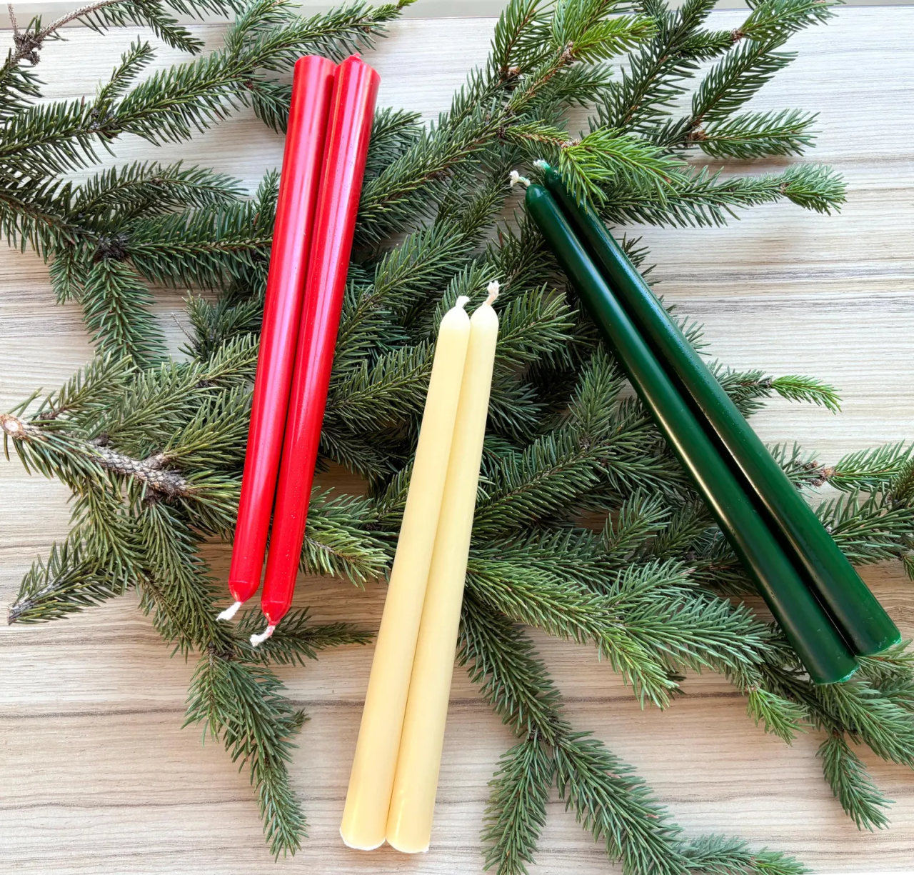 Taper Candles – 10 Inch Dripless & Smokeless (Pack of 6)