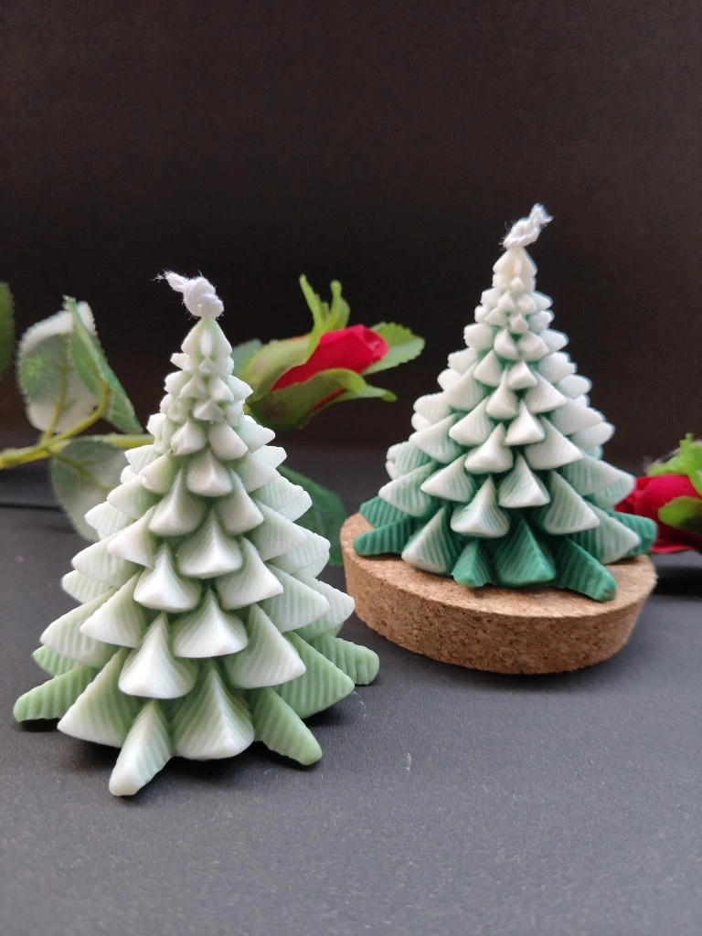 Christmas Tree Scented Candles – Pack of 2 Soy Wax