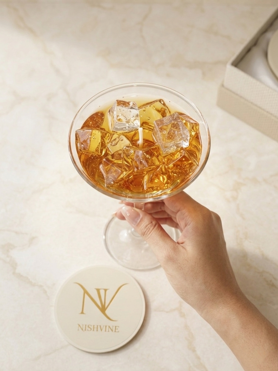 Orange Martini Candle