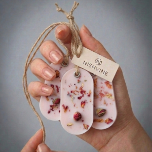 Wax Sachet – Handmade Pink Rose Petals Design
