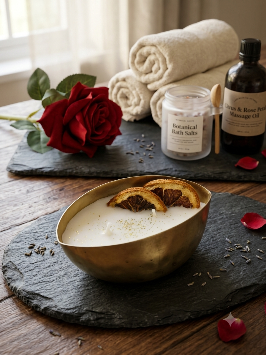 Boat‑Shaped Urli Candle – Handmade Decorative Wax Candle